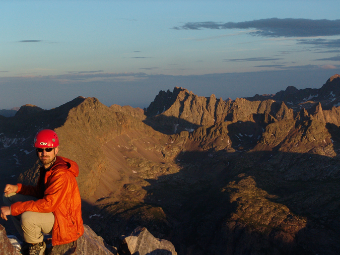 Jeremy and Jagged Sunset